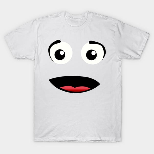 Emoji - scary face T-Shirt by Aurealis